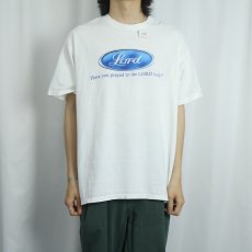 画像2: 90's〜 "Lord" 自動車メーカーパロディ ジーザスプリントTシャツ (2)