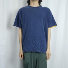 画像3: 〜70's ダブルフェイス リバーシブルTシャツ NAVY (3)