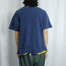 画像4: 〜70's ダブルフェイス リバーシブルTシャツ NAVY (4)