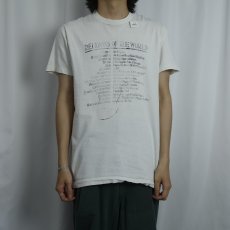 画像2: 90's USA製 "RELIGIONS OF THE WORLD" ジョークプリントTシャツ M (2)