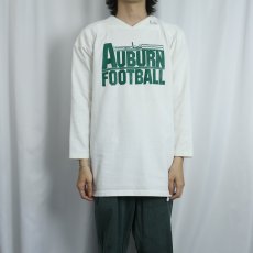 画像3: 80's RUSSELL ATHLETIC USA製 "AUBURN FOOTBALL" プリントフットボールTシャツ XL (3)