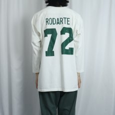 画像4: 80's RUSSELL ATHLETIC USA製 "AUBURN FOOTBALL" プリントフットボールTシャツ XL (4)