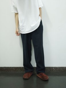 画像2: BALENCIAGA SPORTS ストライプ柄 2タック ポリエステルスラックス W35 (2)