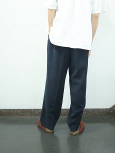 画像3: BALENCIAGA SPORTS ストライプ柄 2タック ポリエステルスラックス W35 (3)