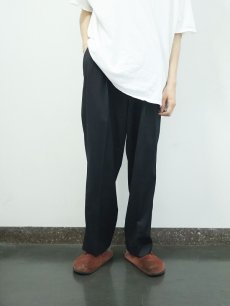 画像2: GIANNI VERSACE  2タック ウールスラックス BLACK W35 (2)