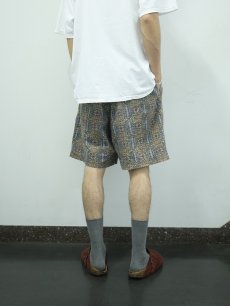 画像3: 90's J.CREW 総柄 2タック コットンショーツ SIZE33 (3)