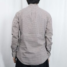 画像3: Ralph Lauren 3点留め ギンガムチェック柄 コットンボタンダウンシャツ S (3)