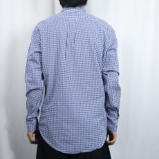 画像3: Ralph Lauren "CLASSIC FIT" ギンガムチェック柄 コットンボタンダウンシャツ S (3)