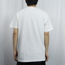 画像3: 90's MAZE USA製 "LOVE" フラワー プリントTシャツ L (3)