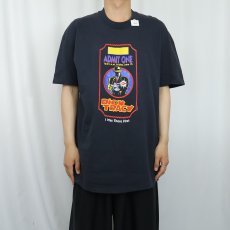 画像2: 80〜90's Disney DICK TRACY USA製 キャラクタ-プリントTシャツ BLACK XL (2)