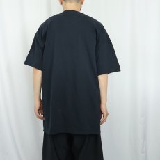 画像3: 90's 骨格騙し絵 蓄光プリントTシャツ BLACK 2XL (3)