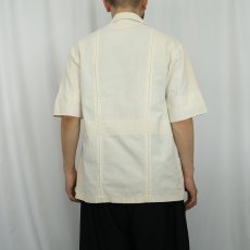 画像4: Wolf Weber FRANCE製 コットンチャイナシャツ  (4)