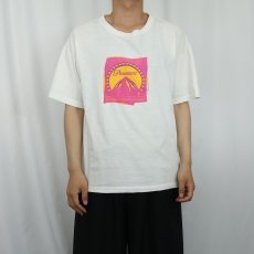 画像2: 90's Paramount Film Company 映画製作会社 ロゴプリントTシャツ L (2)