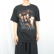 画像2: 90's "The Man in the Iron Mask" アドベンチャー映画 プリントTシャツ BLACK L (2)