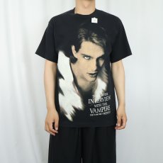 画像3: 90's USA製 "Interview with the Vampire” ホラーロマンス映画Tシャツ BLACK L (3)