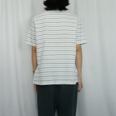 画像3: 50's McGREGOR USA製 ストライプ柄 コットンピーターパンシャツ ML (3)