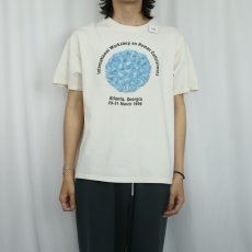 画像2: 90's "International Workshop on Human Caliciviruses" 学術会議プリントTシャツ L (2)