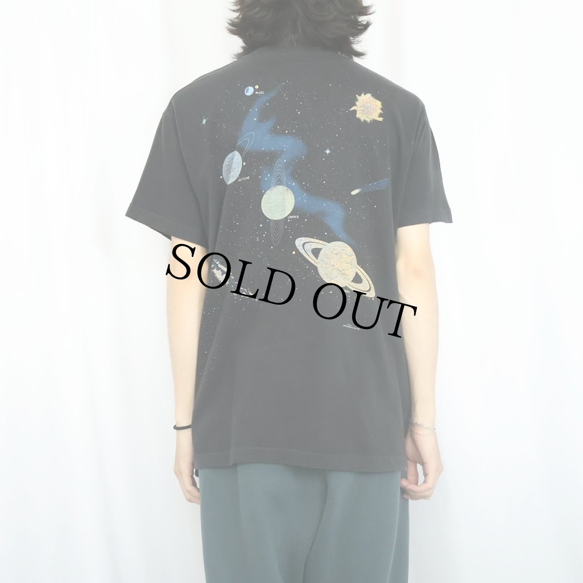 画像4: 90's T. SHAWL "Universe Planets" プリントTシャツ BLACK (4)