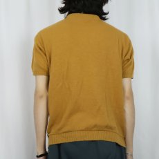 画像3: UNKNOWN ストライプ柄 ニットポロシャツ (3)