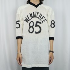 画像3: 60's Russell Southern USA製 "WENAILHER" ナンバリング フットボールTシャツ (3)
