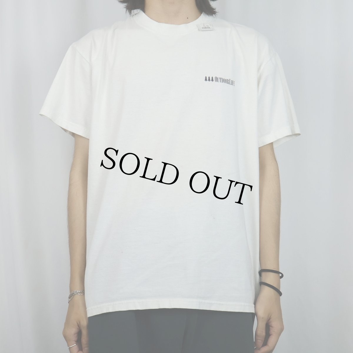 画像3: 2000's USA製 "Outdoor Life" マガジンプリントTシャツ L (3)