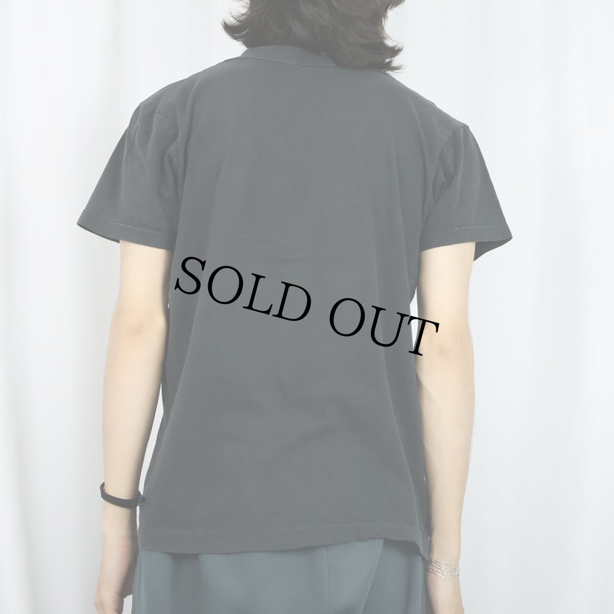 画像3: 〜90's 無地 ポケットTシャツ BLACK (3)