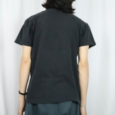 画像3: 〜90's 無地 ポケットTシャツ BLACK (3)