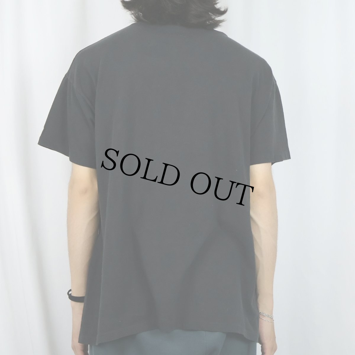 画像3: 90's Hanes USA製 無地ポケットTシャツ BLACK XL (3)