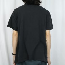画像3: 90's Hanes USA製 無地ポケットTシャツ BLACK XL (3)