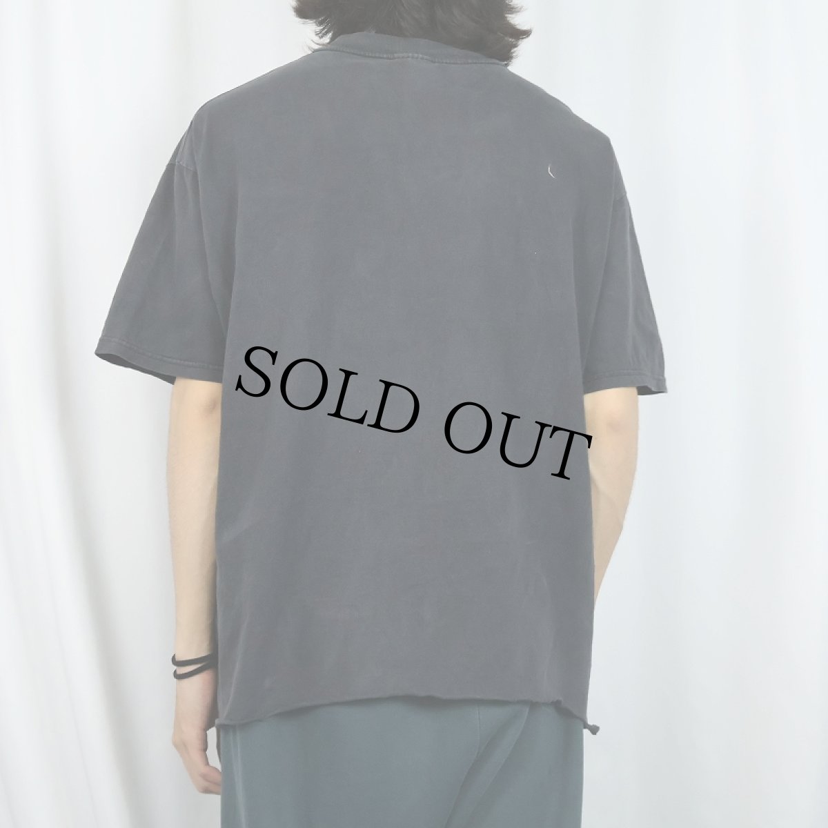 画像3: 90's Hanes 無地 カットオフポケットTシャツ BLACK XL (3)