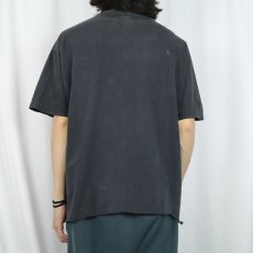 画像3: 90's Hanes 無地 カットオフポケットTシャツ BLACK XL (3)