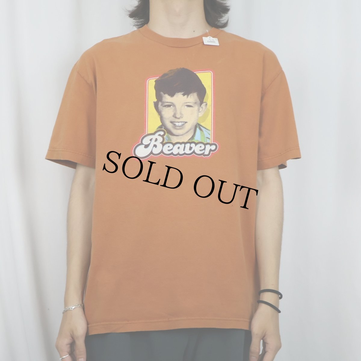 画像2: 2000's Leave It to Beaver "Beaver" コメディドラマ プリントTシャツ L (2)