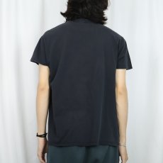 画像3: 90's〜 無地ポケットTシャツ BLACK M (3)