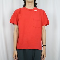 画像2: 90's〜 無地 ポケットTシャツ (2)