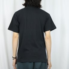 画像3: Ales Bask Hostomsky "BASK IN YOUR THOUGHT CRIME" アートプリントTシャツ BLACK M (3)