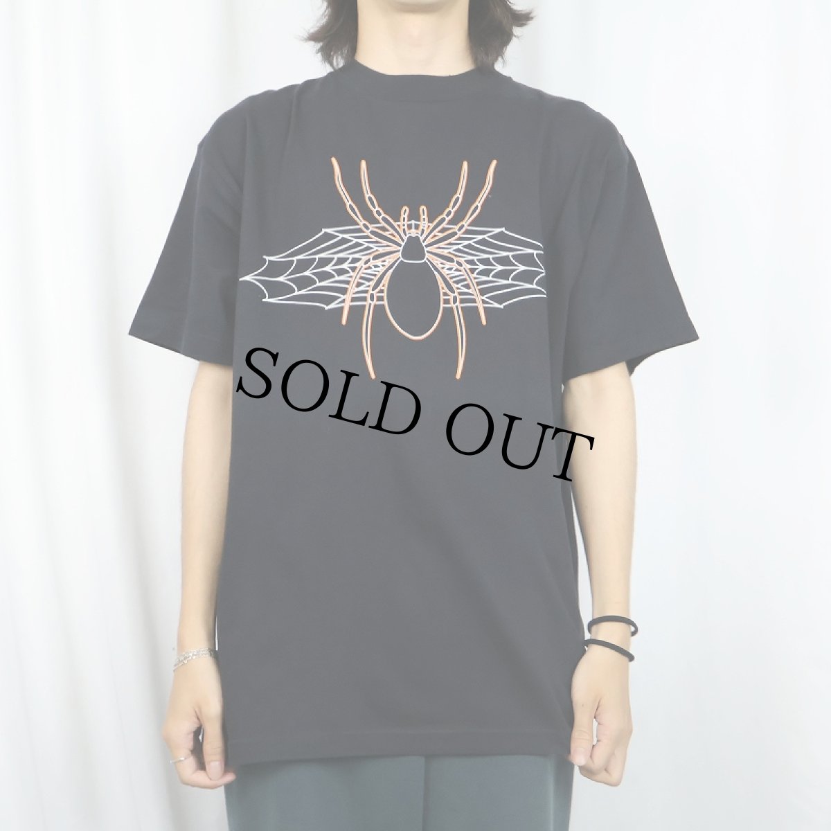 画像3: 90〜2000's Briar Creek 蜘蛛プリントTシャツ BLACK L (3)