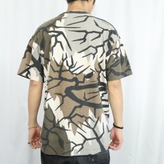 画像3: 90's PREDATOR CAMOUFLAGE USA製 プレデターカモ柄 Tシャツ M (3)