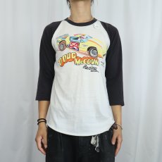画像2: 80's "DOUG MCCOUN Racing" ハンドペイント ラグランTシャツ (2)