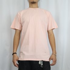 画像2: 90's JERSEES USA製 無地Tシャツ L (2)