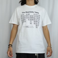 画像3: 90〜2000's "The Beeriodic Table" 周期表 パロディプリントTシャツ L (3)
