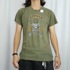 画像2: 80's USA製 "RANGER" スカルプリントTシャツ M (2)