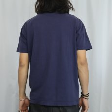 画像3: 90's POLO Ralph Lauren 星条旗パッチ付き Tシャツ NAVY S (3)