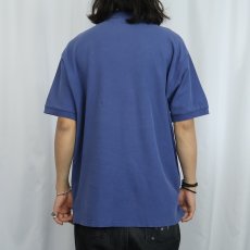 画像3: 90's Patagonia ロゴ刺繍 ポロシャツ M (3)