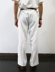 画像3: UNKNOWN 2タック リネンスラックス W35 (3)
