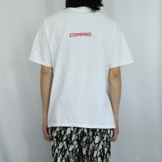 画像4: 90's COMPAQ USA製 "ASK MY COMPUTER" コンピューター企業 ロゴプリントTシャツ XL (4)