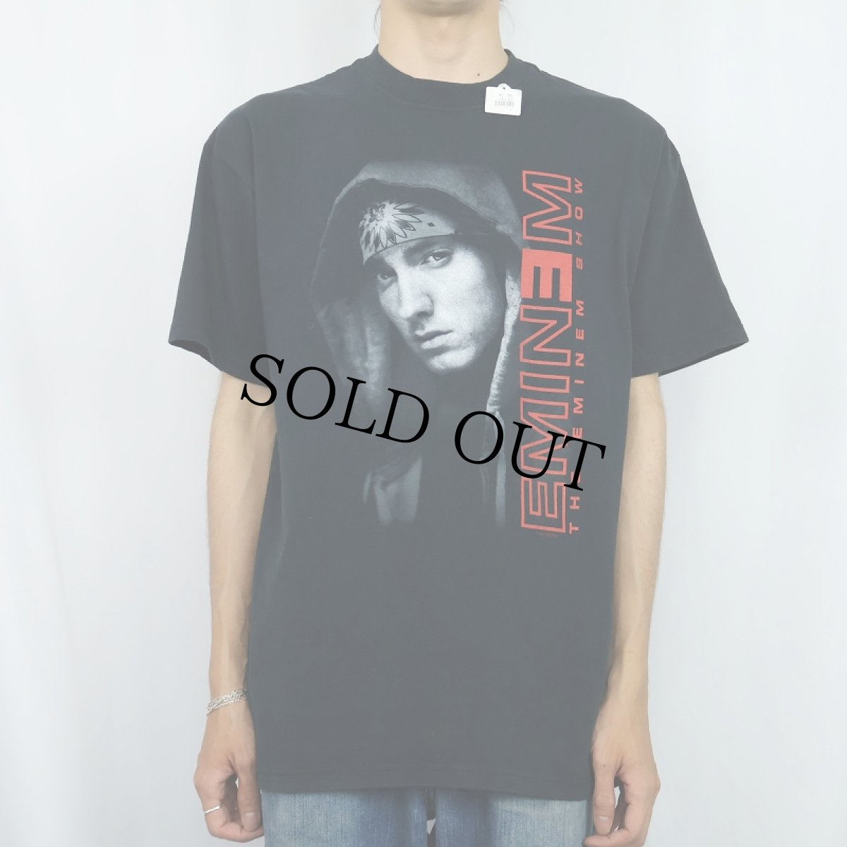 画像3: 2000's Eminem "THE EMINEM SHOW 02" ラッパーツアーTシャツ BLACK L (3)