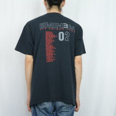 画像4: 2000's Eminem "THE EMINEM SHOW 02" ラッパーツアーTシャツ BLACK L (4)