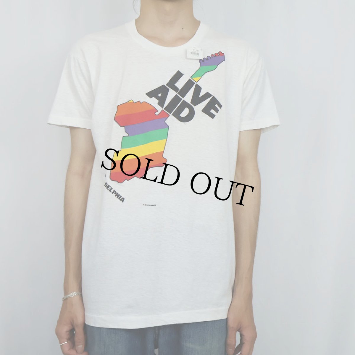 画像3: 80's USA製 "LIVE AID" チャリティーコンサートTシャツ XL (3)
