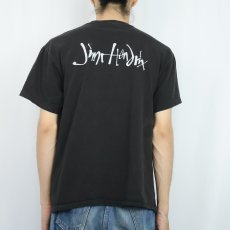 画像4: 90's Jimi Hendrix "SWEET ANGEL" ミュージシャンプリントTシャツ BLACK L (4)