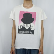 画像3: 80's ELTON JOHN USA製 "THE WORLD 1989-1990" ミュージシャンツアーTシャツ L (3)